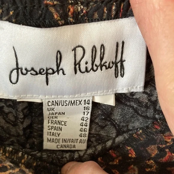 Joseph Ribkoff Women’s Abstract Patterned Pants - Picture 2 of 2